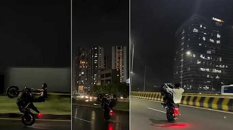 Ambattur bypass stunt