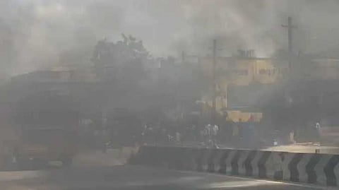 NMK Lorry fire