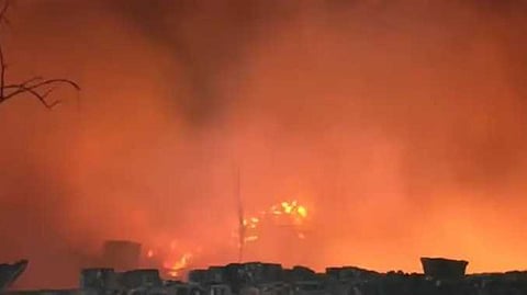 Delhi fire