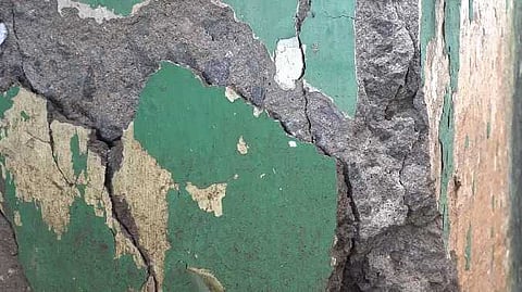 TBM Anganwadi piller issue