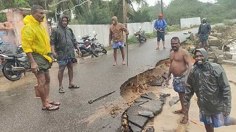 RMD Road damaged