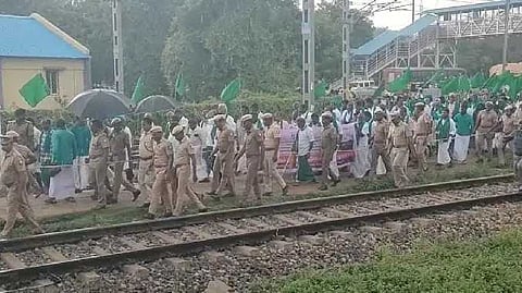 TNJ Farmers protest