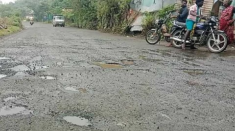 tvr road damaged