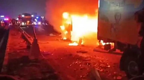 SLM Fire accident