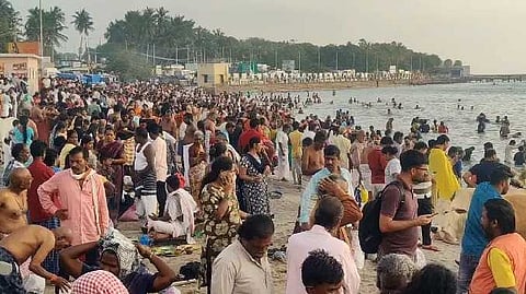 RMD Temple crowd