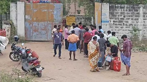 காஞ்சிபுரம் Cylinder பிரச்சனை