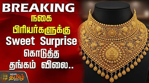 ஆபரணத் தங்கத்தின் விலை சவரனுக்கு ரூ.1,120 குறைவு