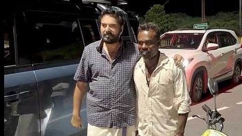 கேரளம் செல்லும் வழியை தவற விட்ட நடிகர் மம்மூட்டிக்கு உதவியருக்கு நன்றி
