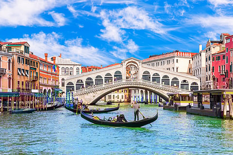 Venice, the capital of northern Italy’s Veneto region.