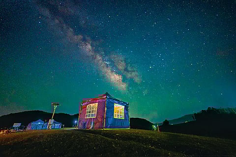 The Milky Way galaxy captured with a 15s shot