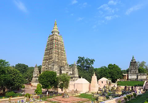 A view of Bodhgaya