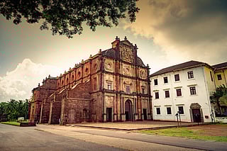 Ancient Basilica of Bom Jesus church at Goa