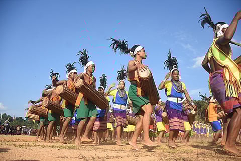 The Wangala Festival is celebrated by Garo tribes in Meghalaya