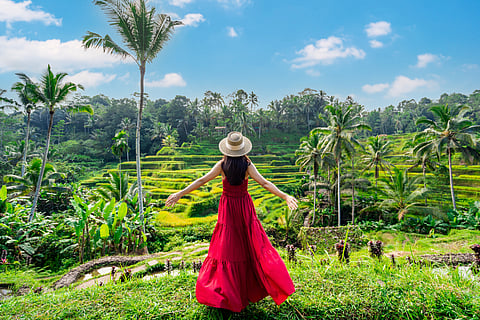 Tegalalang rice terrace in Bali, Indonesia