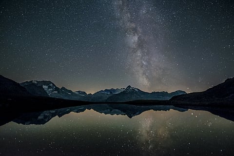 Milkyway in the night sky