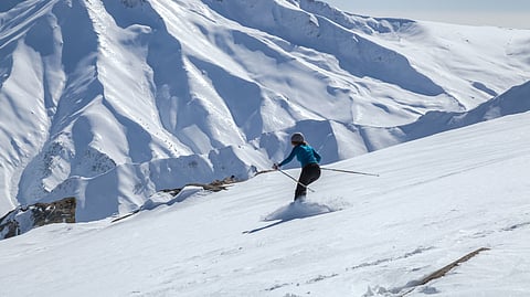 Gulmarg has six bunny slopes for beginners and slopes for more advanced skiers