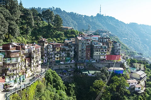A view of Mussourie,Uttarakhand