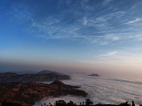 Skandagiri Hills is a beautiful destination near Bangalore