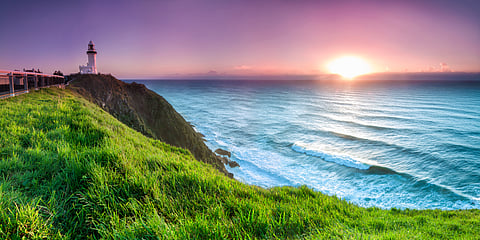 The Cape Byron Lighthouse is a prominent attraction in Byron Bay