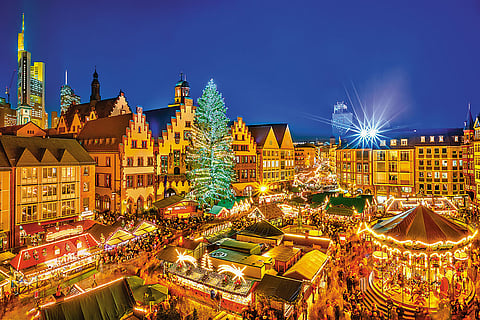 The Frankfurt Christmas Market is one of the oldest in Germany, dating back to 1393