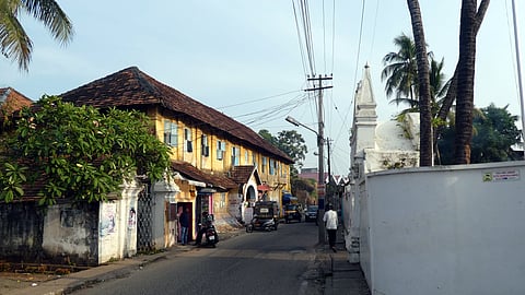 Kochi's old streets and bazaar near Fort Kochi reflect its rich history