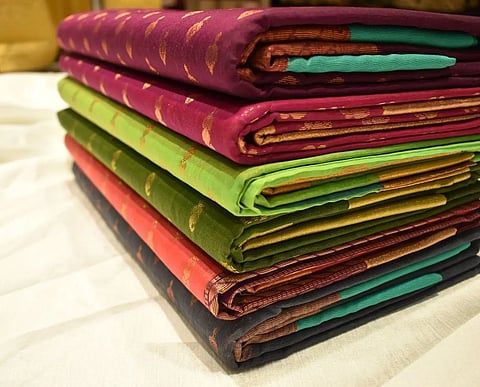 The Radha Silk Emporium is said to be over a 100 years old