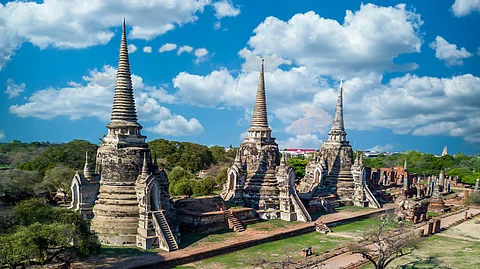 Wat Phra Si Sanphet in Ayutthaya, Thailand