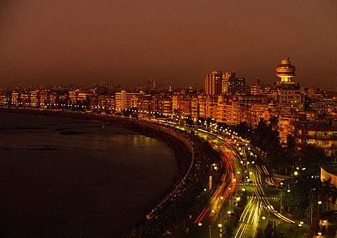 Marine Drive at twilight