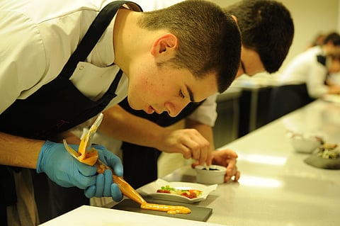 The Azurmendi Restaurant is a three-starred Michelin restaurant in Spain