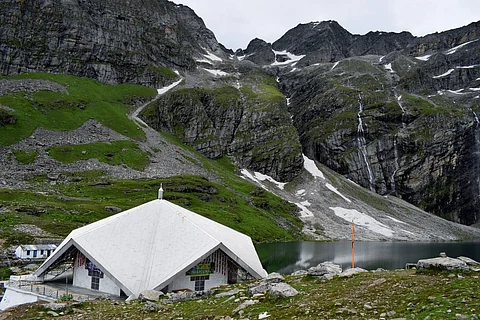 Hemkund Sahib is a prominent Sikh shrine in the Himalayas