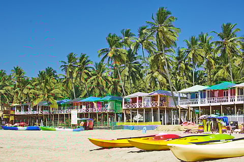 Palolem beach in southern Goa