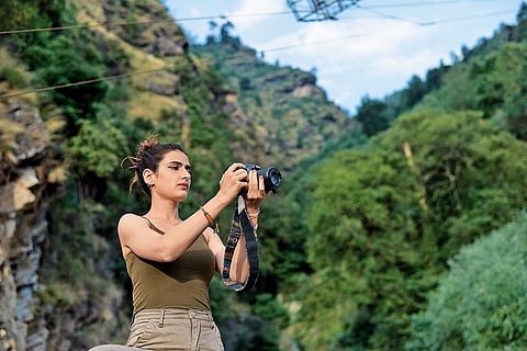 A still from "Dhak Dhak" (2023)