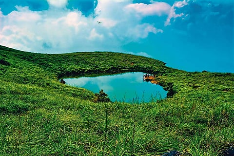 Love lake at Chembra Peak, Wayanad