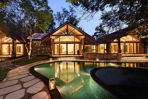 Estate Plavu in Wayanad is one of 13 stone lodges on a 13-acre site