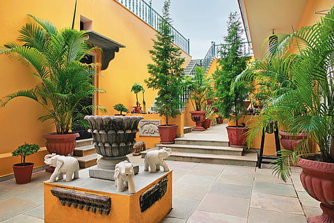 Courtyard of Premkunj