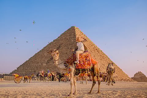 Ancient Egyptian Structure Discovered Near Giza Pyramids