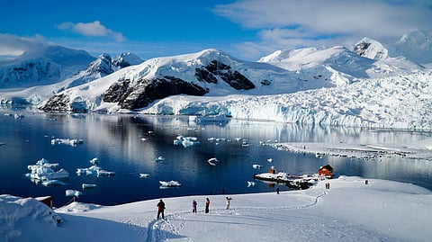 Paradise Harbour in Antarctica