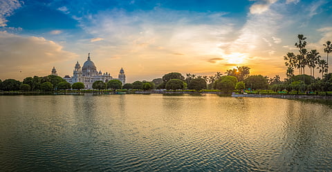 The Victoria Memorial in Kolkata is a popular tourist attraction