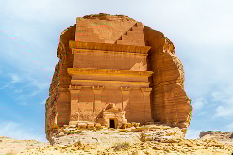 The Tomb of Lihyan in AlUla is a UNESCO World Heritage Site