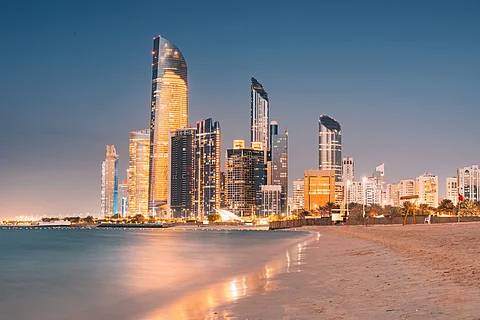 The Abu Dhabi corniche