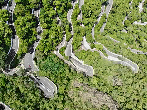 The hairpin bends which lead to Yercaud