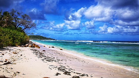 Nauru is a tiny island country in Micronesia, northeast of Australia