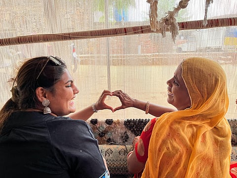 Handwoven carpets by Jaipur Rugs