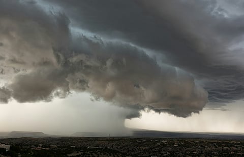 Stormy weather in New Mexico
