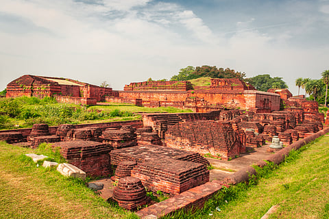 The ruins of the ancient Nalanda Mahavira