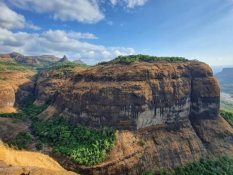View of the Plus Valley from Tamhini Ghat