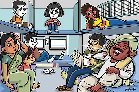 Types of people you meet on a train