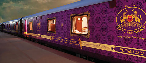 Golden Chariot train