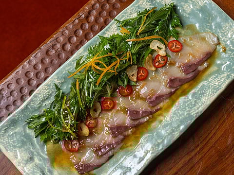 Japonico's Hamachi Carpaccio