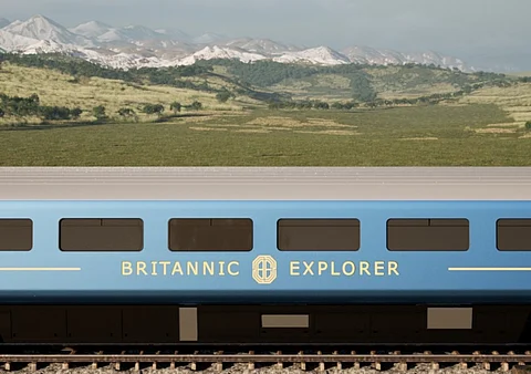 The luxury train, Britannic Explorer